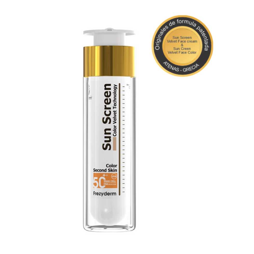 FREZYDERM VELVET SUN SCREEN COLOR FACE SPF 50+ 50ML